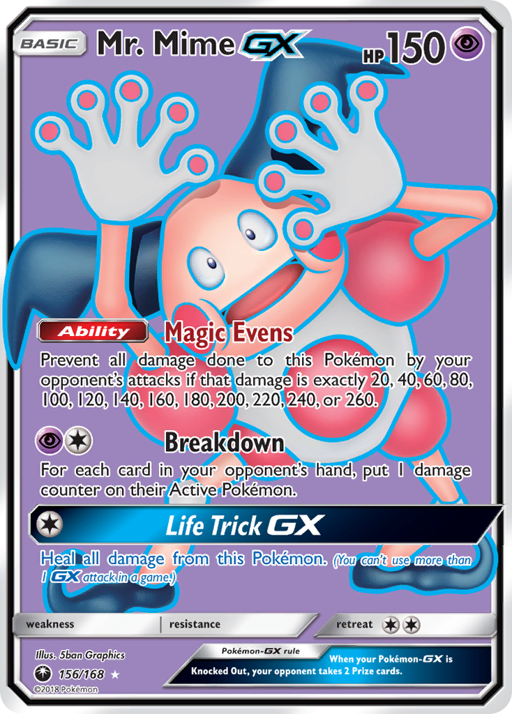 Mr. Mime GX (156/168) [Sun & Moon: Celestial Storm] | Exor Games New Glasgow