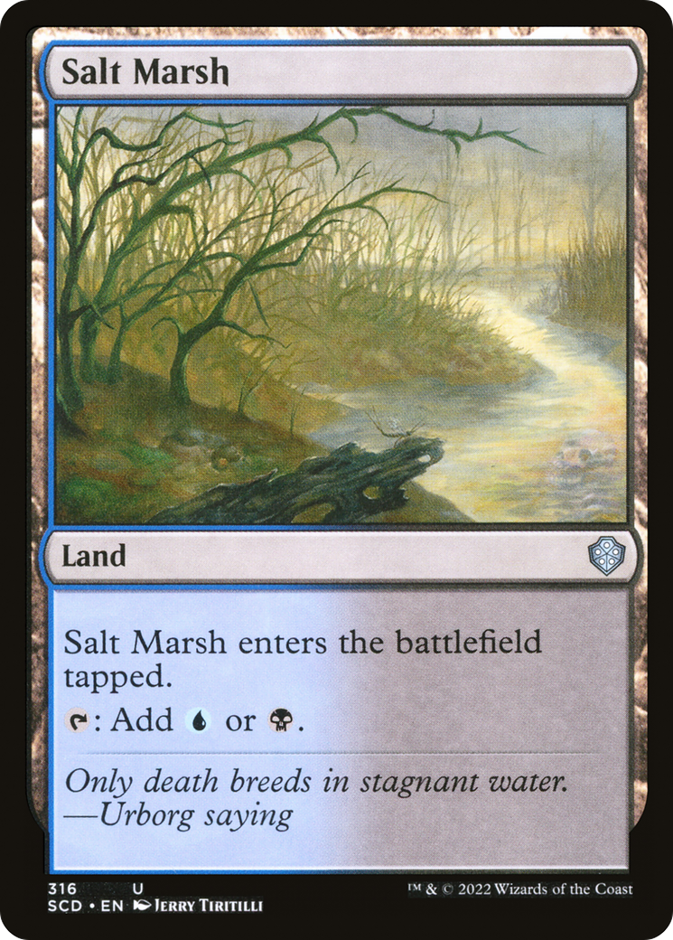 Salt Marsh [Starter Commander Decks] | Exor Games New Glasgow