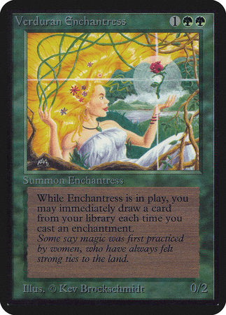 Verduran Enchantress [Limited Edition Alpha] | Exor Games New Glasgow