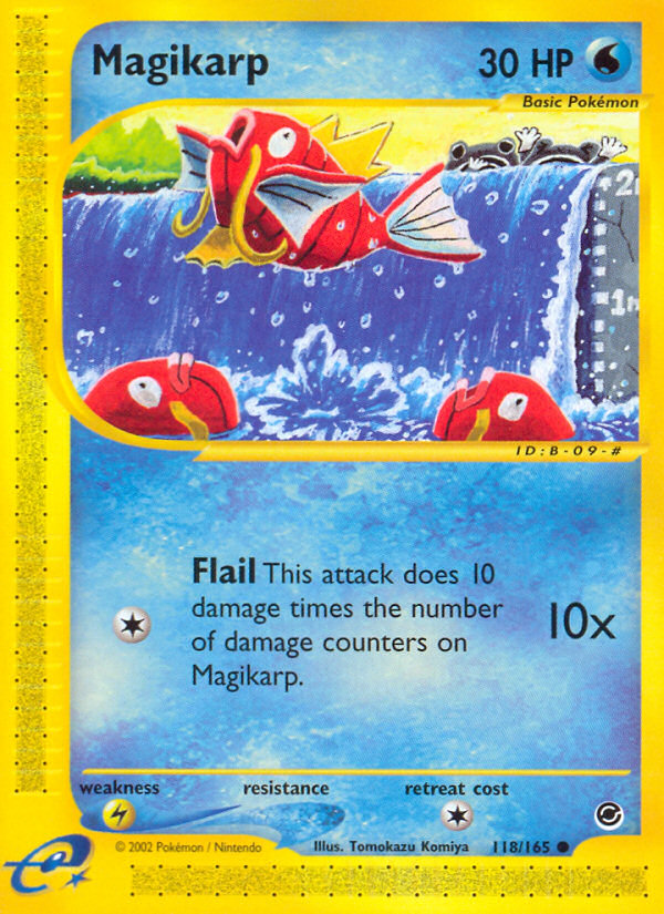 Magikarp (118/165) [Expedition: Base Set] | Exor Games New Glasgow