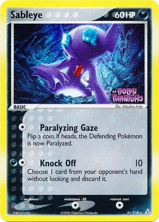 Sableye (31/110) (Stamped) [EX: Holon Phantoms] | Exor Games New Glasgow