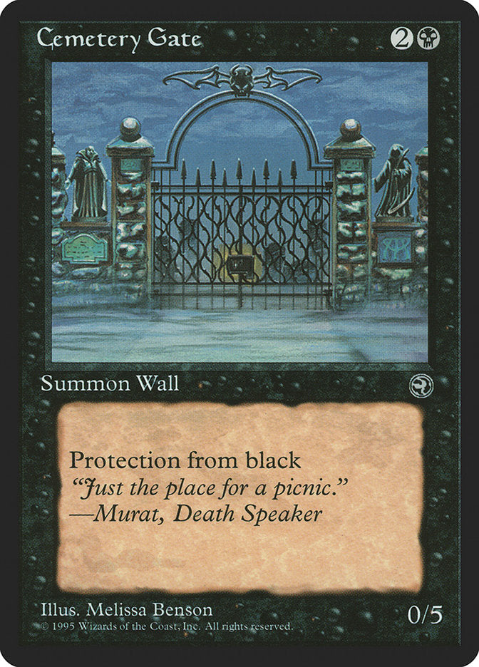 Cemetery Gate (Murat Flavor Text) [Homelands] | Exor Games New Glasgow