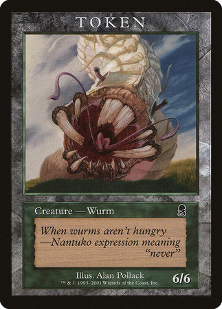 Wurm Token (Odyssey) [Magic Player Rewards 2002] | Exor Games New Glasgow