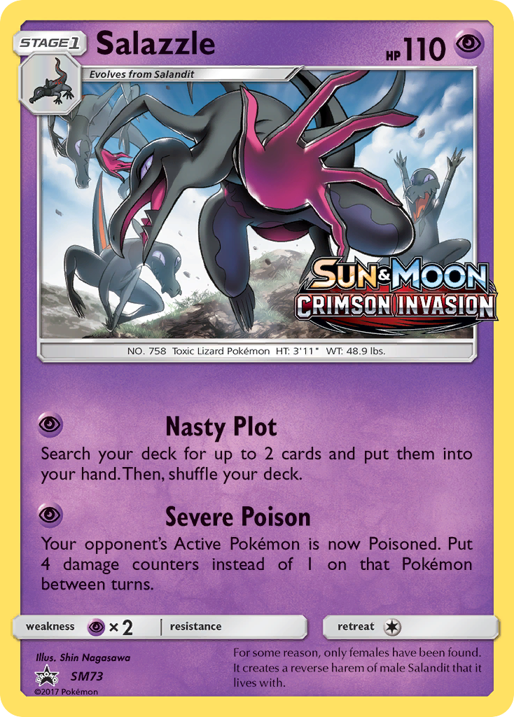 Salazzle (SM73) [Sun & Moon: Black Star Promos] | Exor Games New Glasgow