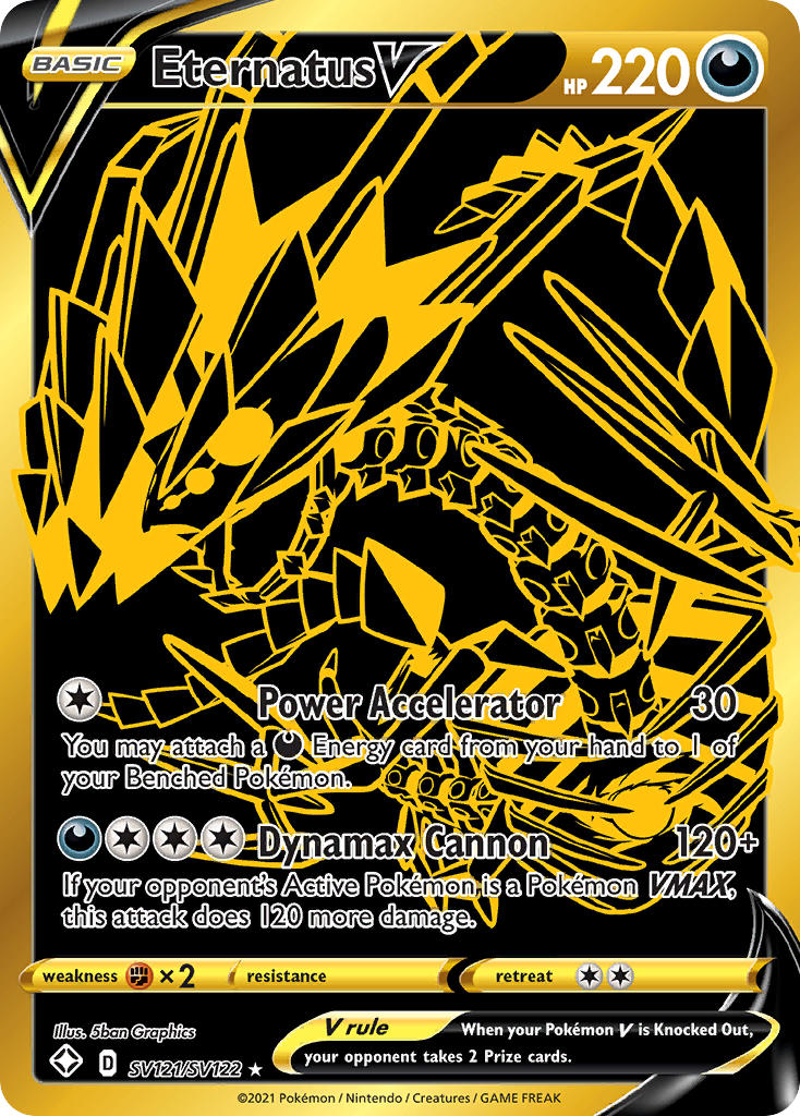Eternatus V (SV121/SV122) [Sword & Shield: Shining Fates] | Exor Games New Glasgow