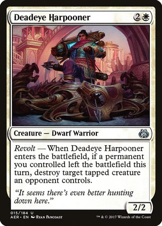 Deadeye Harpooner [Aether Revolt] | Exor Games New Glasgow