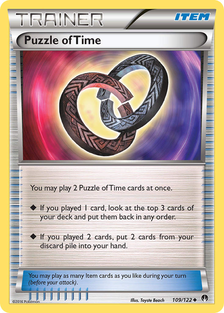 Puzzle of Time (109/122) [XY: BREAKpoint] | Exor Games New Glasgow