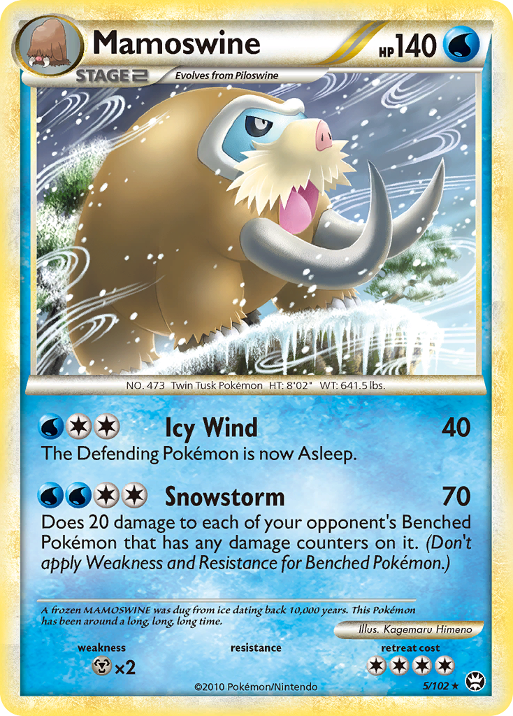 Mamoswine (5/102) [HeartGold & SoulSilver: Triumphant] | Exor Games New Glasgow