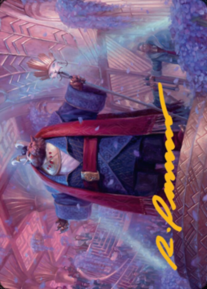 Jetmir, Nexus of Revels 1 Art Card (Gold-Stamped Signature) [Streets of New Capenna Art Series] | Exor Games New Glasgow