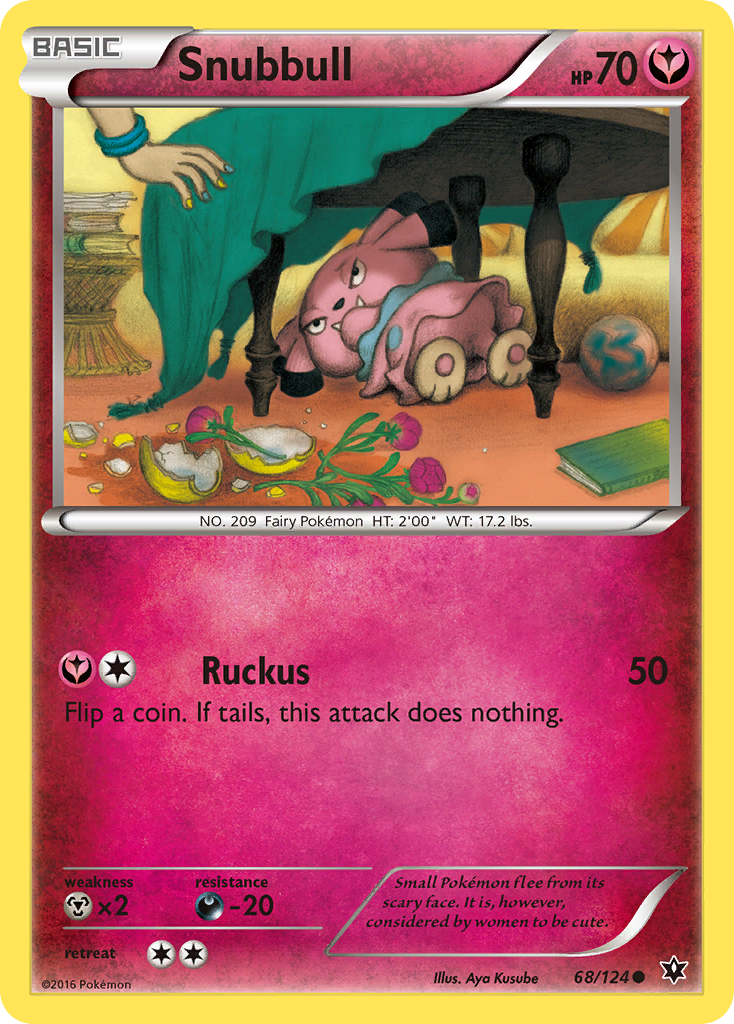 Snubbull (68/124) [XY: Fates Collide] | Exor Games New Glasgow