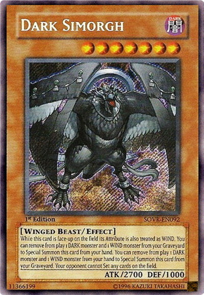 Dark Simorgh [SOVR-EN092] Secret Rare | Exor Games New Glasgow