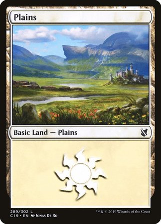 Plains (289) [Commander 2019] | Exor Games New Glasgow