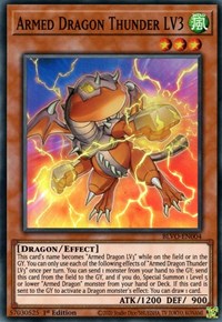 Armed Dragon Thunder LV3 [BLVO-EN004] Super Rare | Exor Games New Glasgow