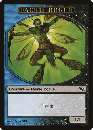 Faerie Rogue Token (Blue/Black) [Shadowmoor Tokens] | Exor Games New Glasgow