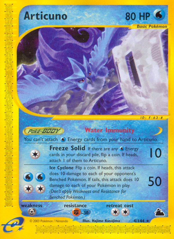 Articuno (4/144) [Skyridge] | Exor Games New Glasgow