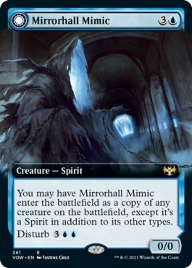 Mirrorhall Mimic // Ghastly Mimicry (Extended) [Innistrad: Crimson Vow] | Exor Games New Glasgow