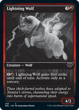 Lightning Wolf [Innistrad: Double Feature] | Exor Games New Glasgow