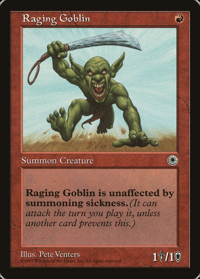 Raging Goblin (No Flavor Text) [Portal] | Exor Games New Glasgow