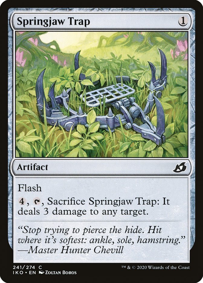 Springjaw Trap [Ikoria: Lair of Behemoths] | Exor Games New Glasgow