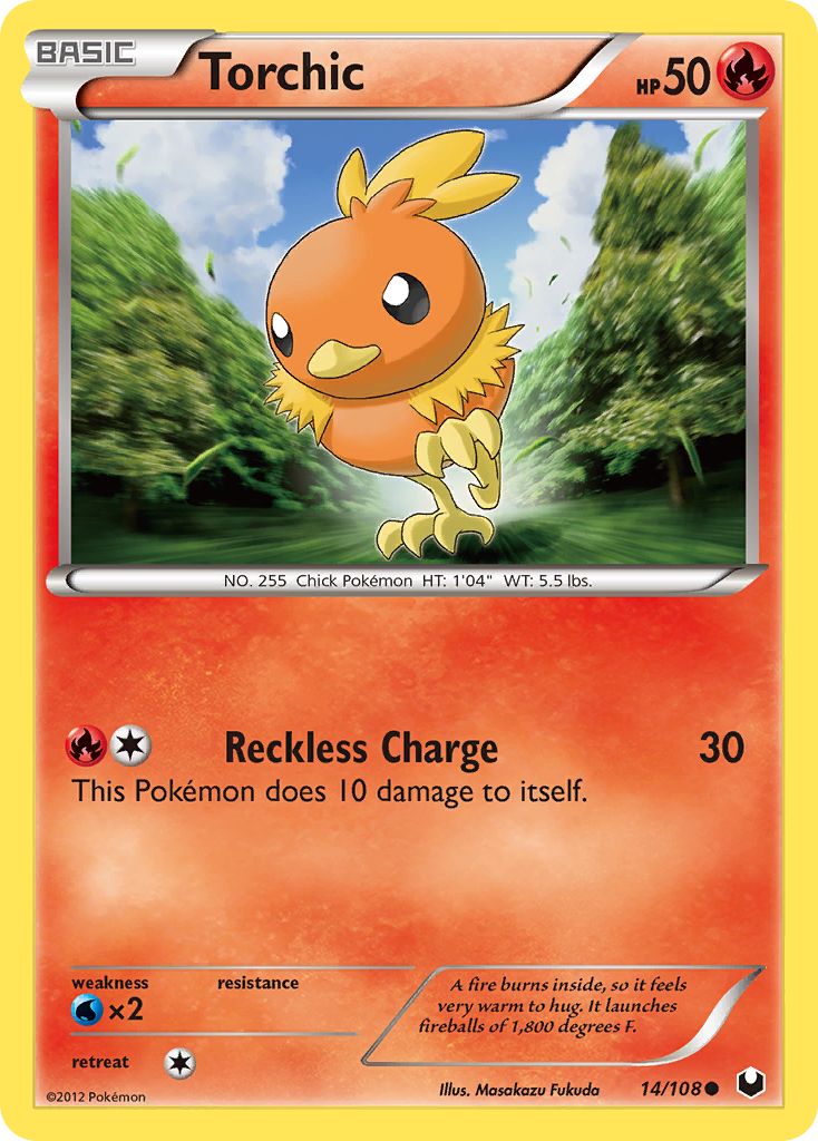 Torchic (14/108) [Black & White: Dark Explorers] | Exor Games New Glasgow