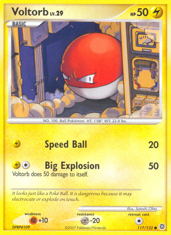 Voltorb (117/132) [Diamond & Pearl: Secret Wonders] | Exor Games New Glasgow