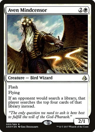 Aven Mindcensor [Amonkhet Promos] | Exor Games New Glasgow