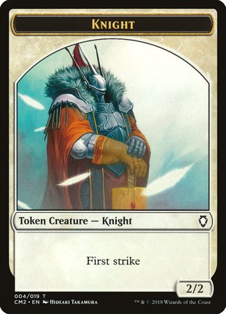 Knight Token [Commander Anthology Volume II Tokens] | Exor Games New Glasgow