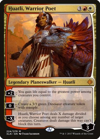 Huatli, Warrior Poet [Ixalan] | Exor Games New Glasgow