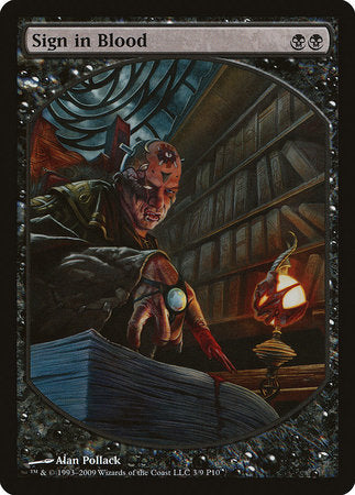 Sign in Blood [Magic Player Rewards 2010] | Exor Games New Glasgow