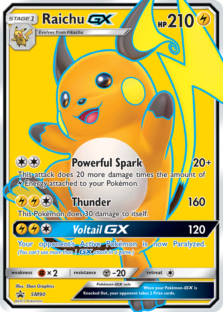 Raichu GX (SM90) [Sun & Moon: Black Star Promos] | Exor Games New Glasgow