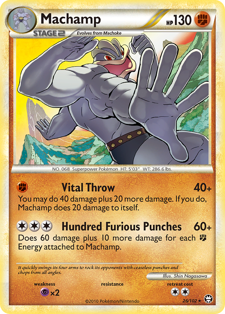Machamp (26/102) [HeartGold & SoulSilver: Triumphant] | Exor Games New Glasgow