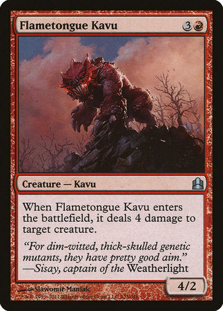 Flametongue Kavu [Commander 2011] | Exor Games New Glasgow