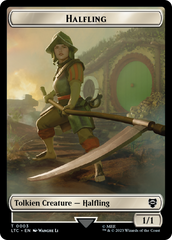 Halfling // Treasure Token [The Lord of the Rings: Tales of Middle-Earth Commander Tokens] | Exor Games New Glasgow