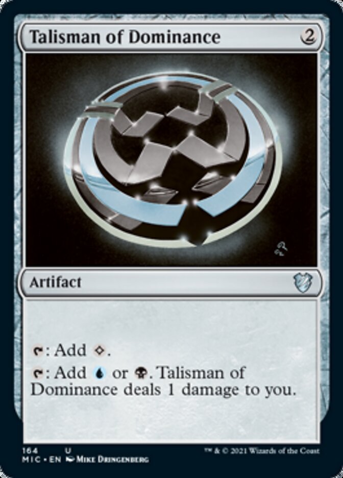 Talisman of Dominance [Innistrad: Midnight Hunt Commander] | Exor Games New Glasgow