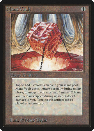 Mana Vault [Limited Edition Beta] | Exor Games New Glasgow