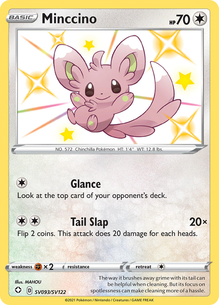 Minccino (SV093/SV122) [Sword & Shield: Shining Fates] | Exor Games New Glasgow