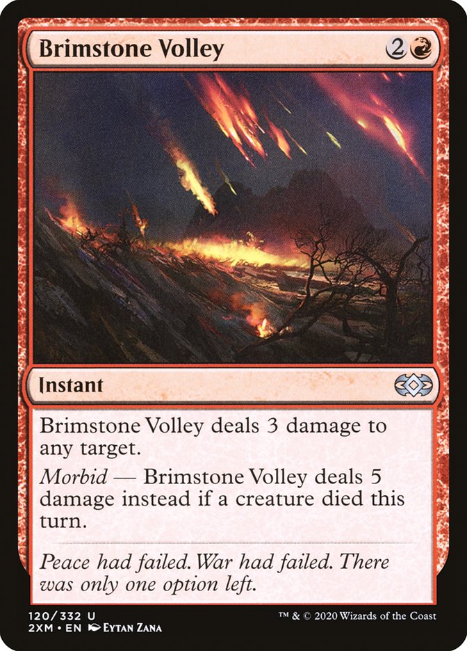 Brimstone Volley [Double Masters] | Exor Games New Glasgow