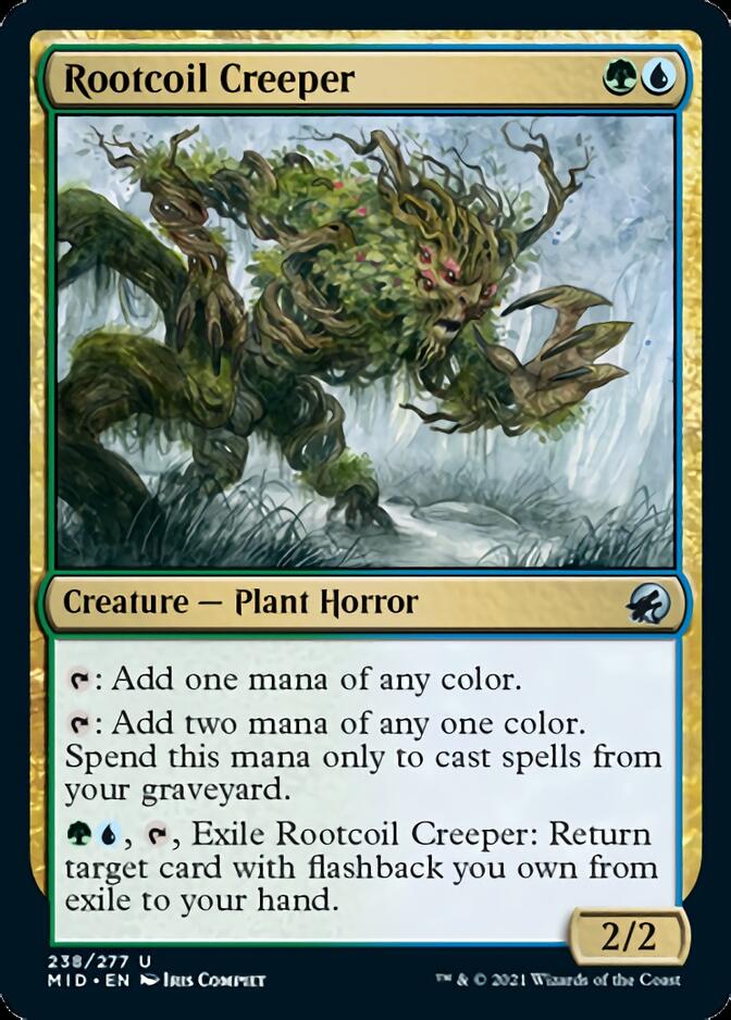 Rootcoil Creeper [Innistrad: Midnight Hunt] | Exor Games New Glasgow