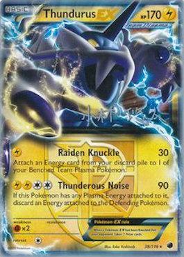 Thundurus EX (38/116) (Plasma Power - Haruto Kobayashi) [World Championships 2014] | Exor Games New Glasgow