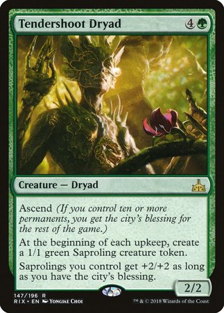 Tendershoot Dryad [Rivals of Ixalan] | Exor Games New Glasgow