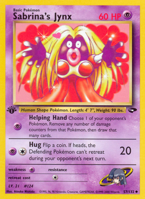 Sabrina's Jynx (57/132) [Gym Challenge 1st Edition] | Exor Games New Glasgow