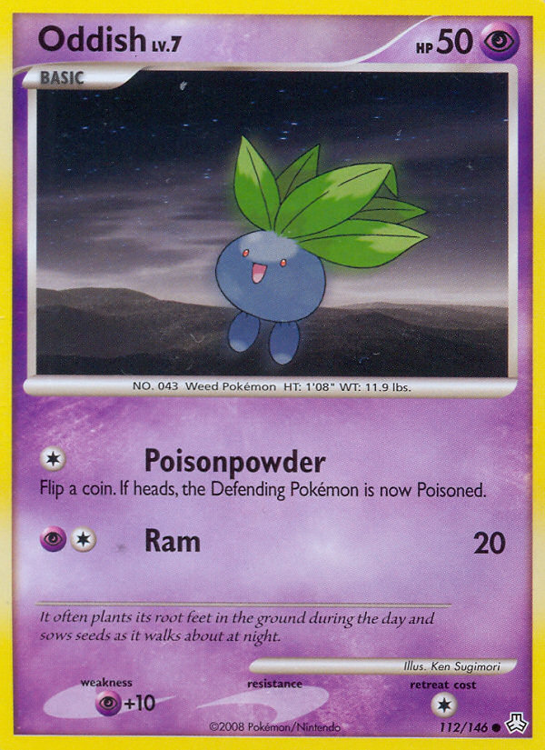 Oddish (112/146) [Diamond & Pearl: Legends Awakened] | Exor Games New Glasgow