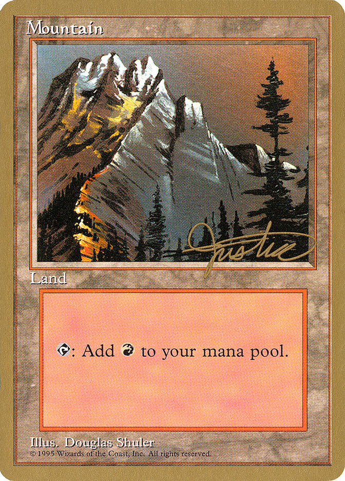 Mountain (mj373) (Mark Justice) [Pro Tour Collector Set] | Exor Games New Glasgow