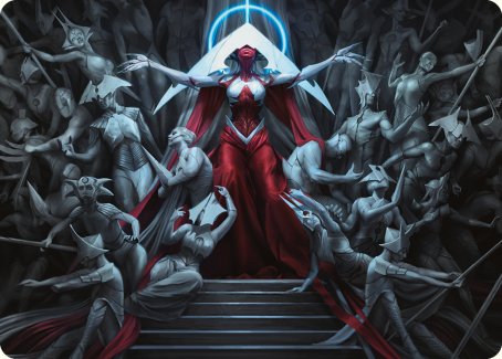 Elesh Norn, Mother of Machines Art Card [Phyrexia: All Will Be One Art Series] | Exor Games New Glasgow