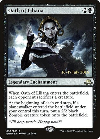 Oath of Liliana [Eldritch Moon Promos] | Exor Games New Glasgow