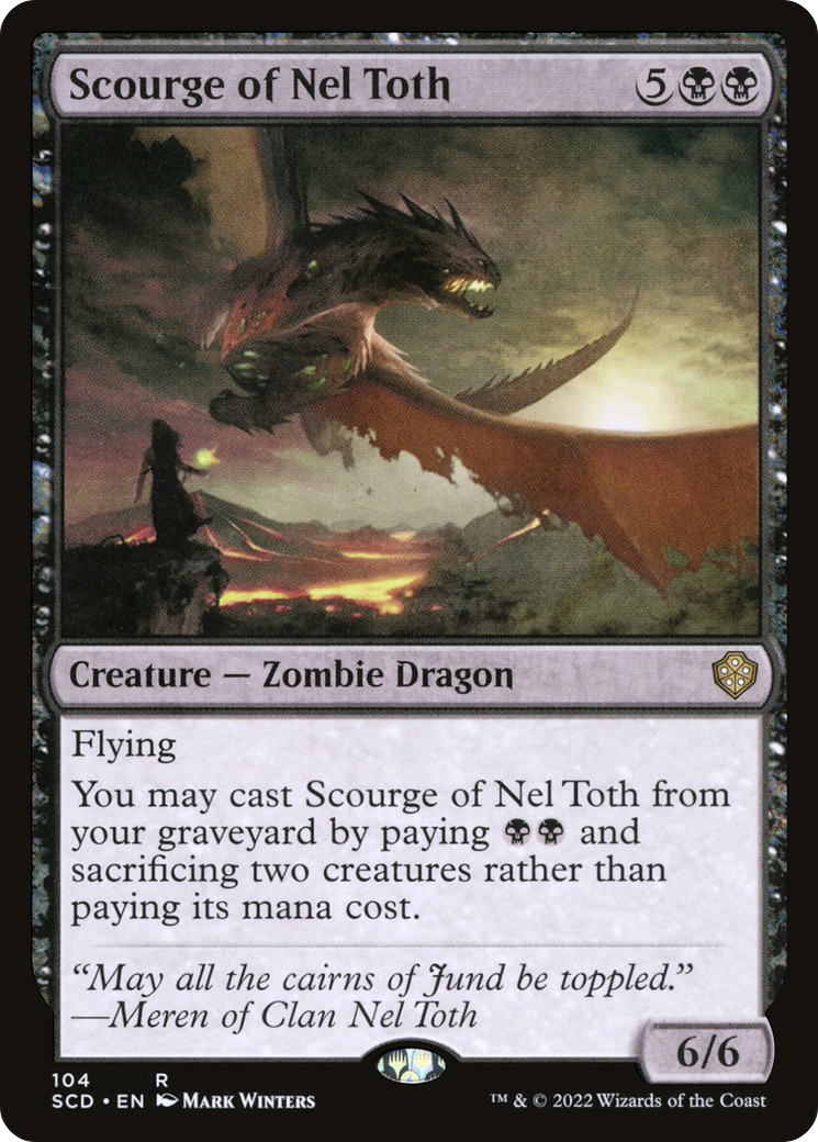 Scourge of Nel Toth [Starter Commander Decks] | Exor Games New Glasgow