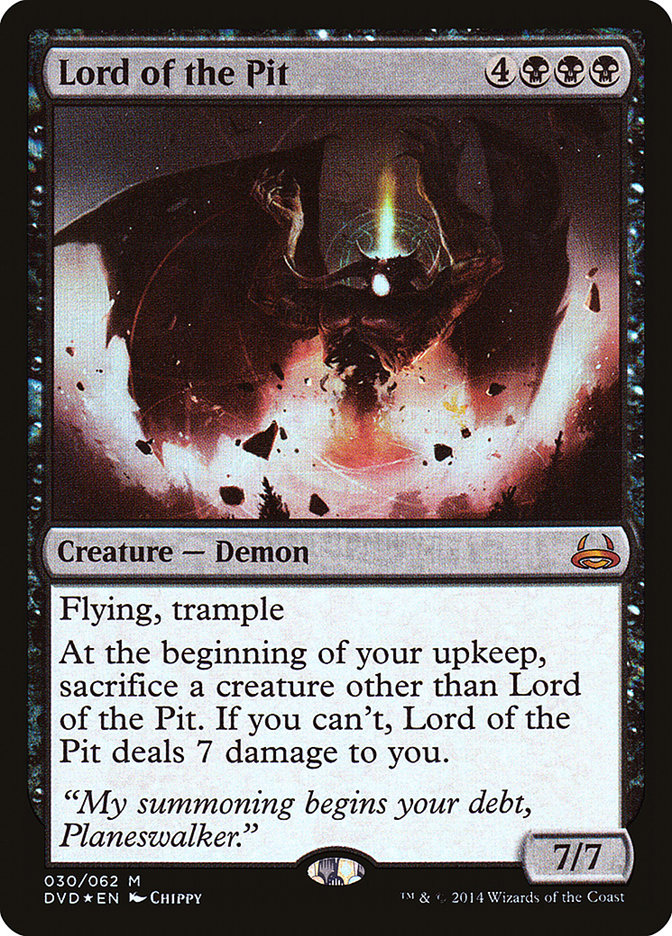 Lord of the Pit (Divine vs. Demonic) [Duel Decks Anthology] | Exor Games New Glasgow