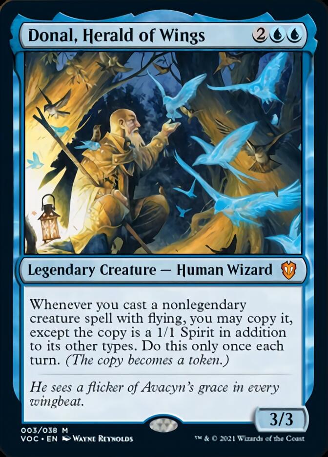 Donal, Herald of Wings [Innistrad: Crimson Vow Commander] | Exor Games New Glasgow