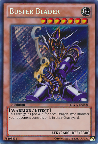 Buster Blader [LCYW-EN020] Secret Rare | Exor Games New Glasgow