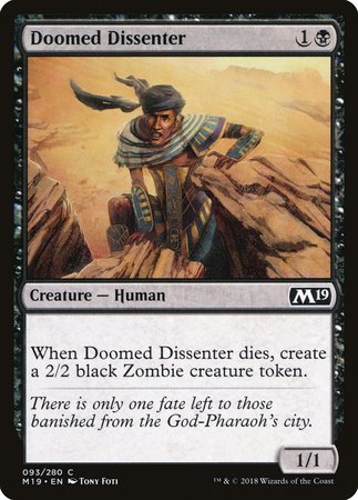 Doomed Dissenter [Core Set 2019] | Exor Games New Glasgow